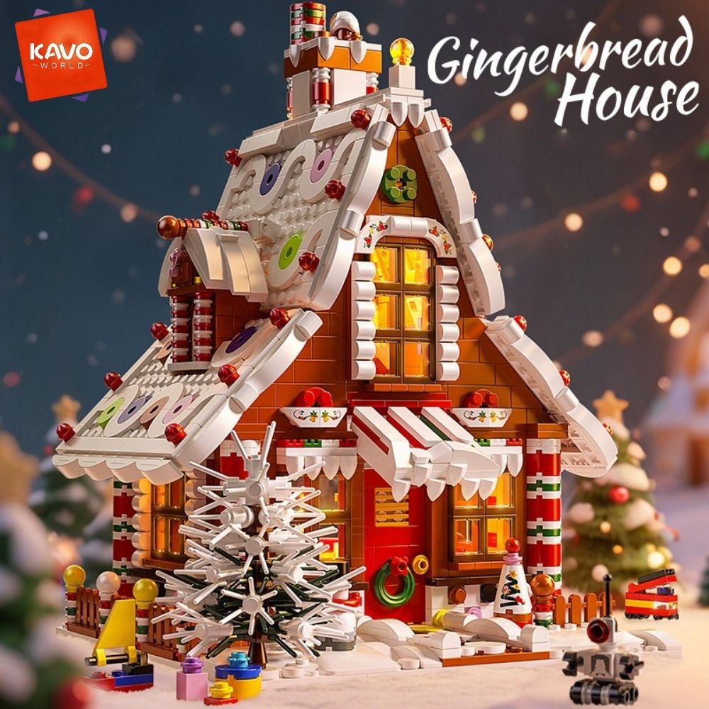 Home Fragrance Gingerbread - KAVOWORLD Juego de Bloques de Construcción