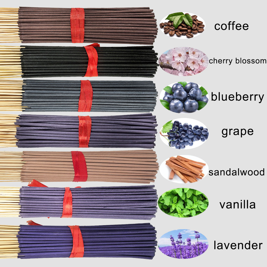 Home Fragrance Blueberry Scented Candle - 7 juegos de hermosas palitos de