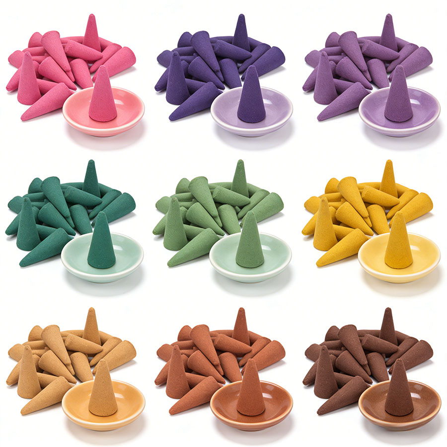 Home Fragrance Vanilla - Conos y pellets de incienso de