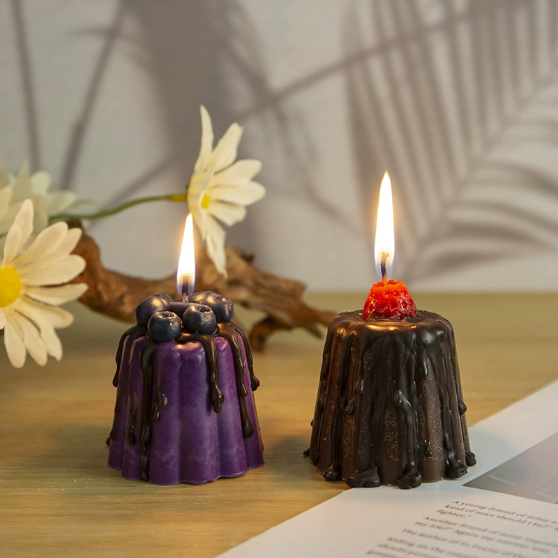 Vela de aromaterapia con pudín - Home Fragrance Blueberry Scented Candle reseña y precio