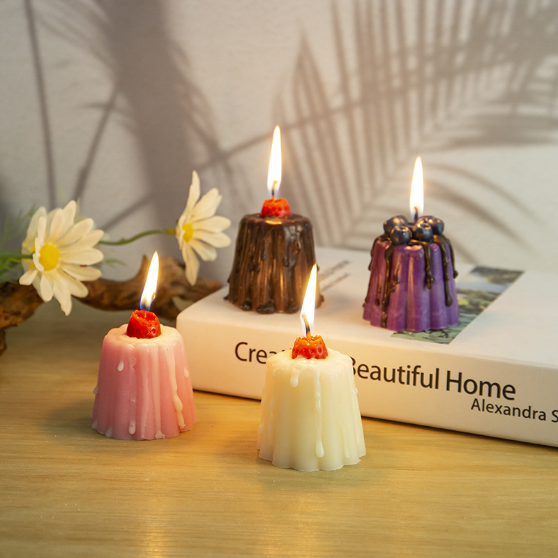 Vela de aromaterapia con pudín - Home Fragrance Blueberry Scented Candle reseña y precio