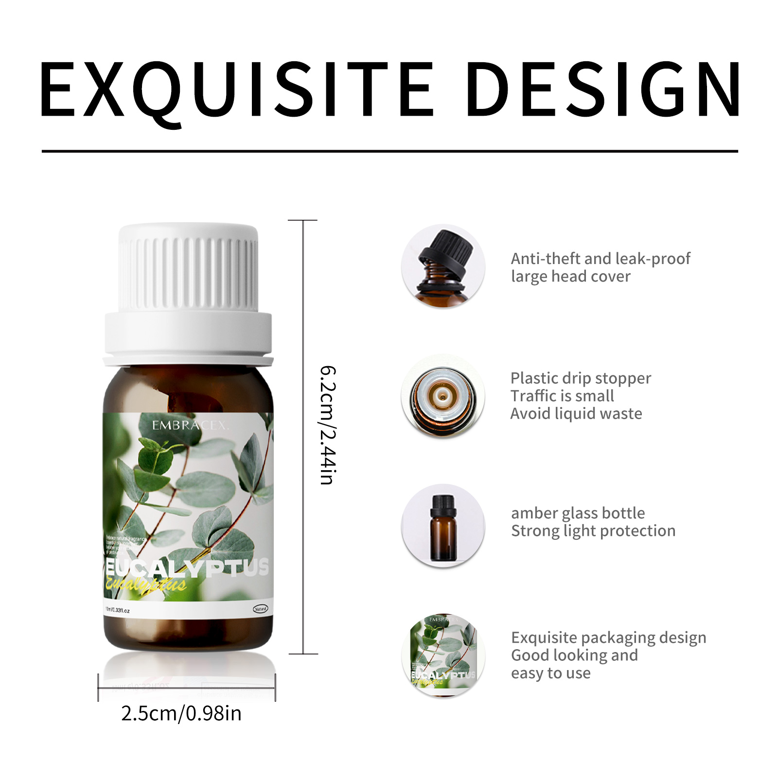 Aceites Esenciales Puros de Eu - Home Fragrance Eucalyptus reseña y precio