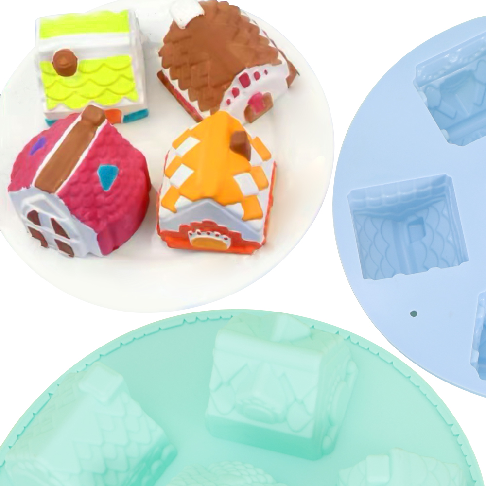 Molde de silicona antiadherent - Home Fragrance Gingerbread reseña y precio