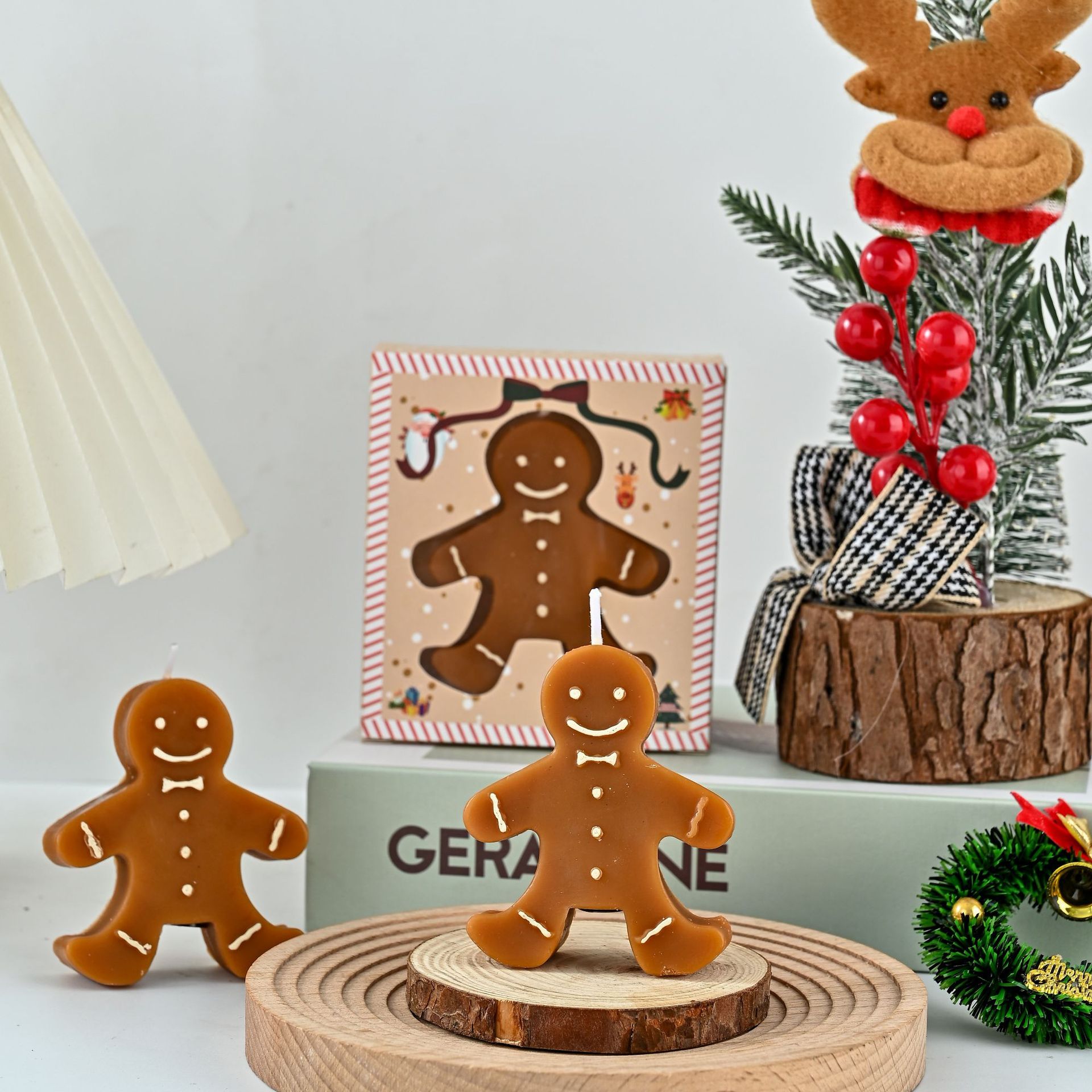 Vela de aromaterapia navideña  - Home Fragrance Gingerbread reseña y precio