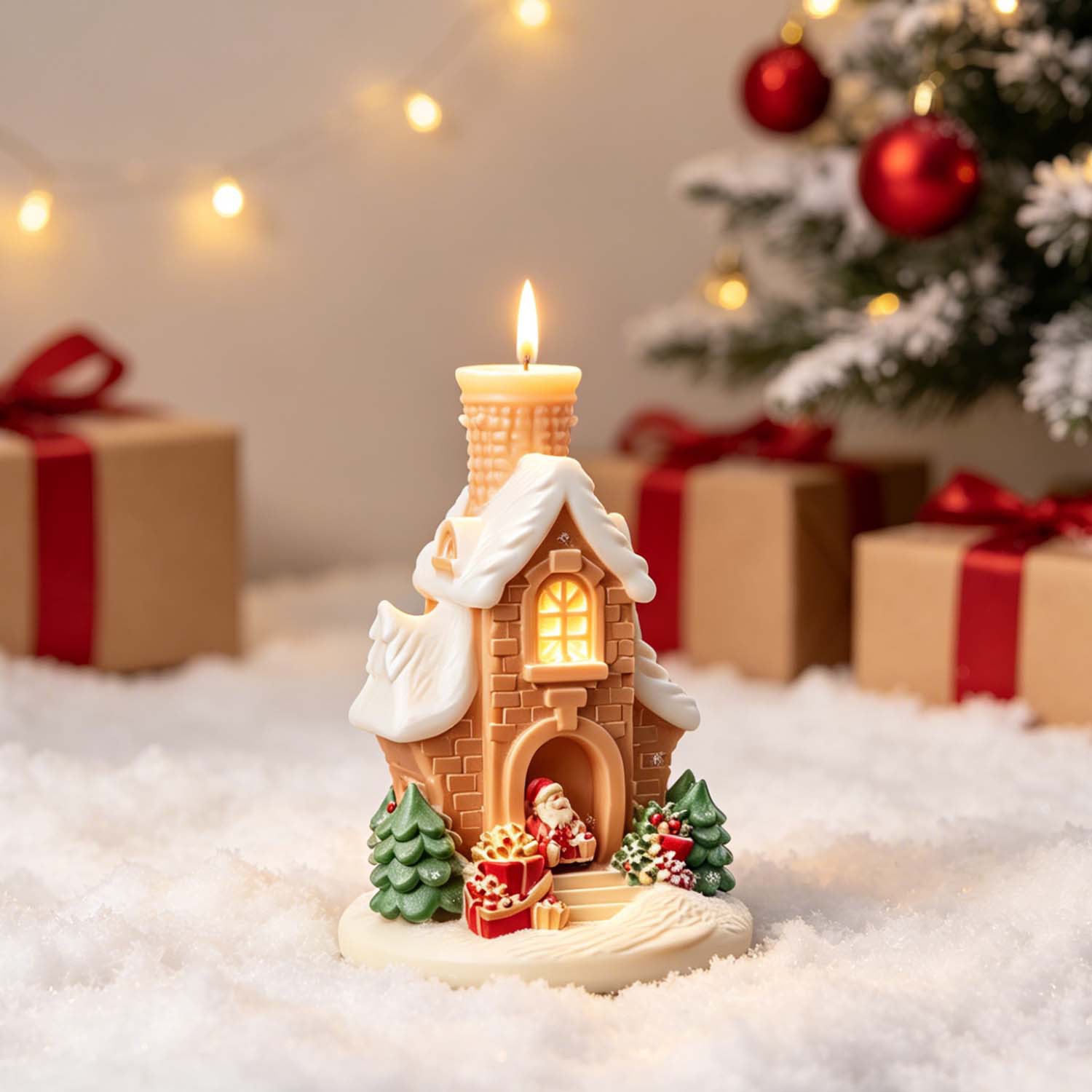 Molde de Silicona 3D para Vela - Home Fragrance Gingerbread reseña y precio